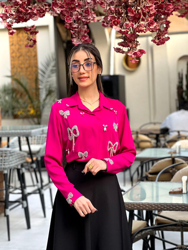 شومیز صورتی