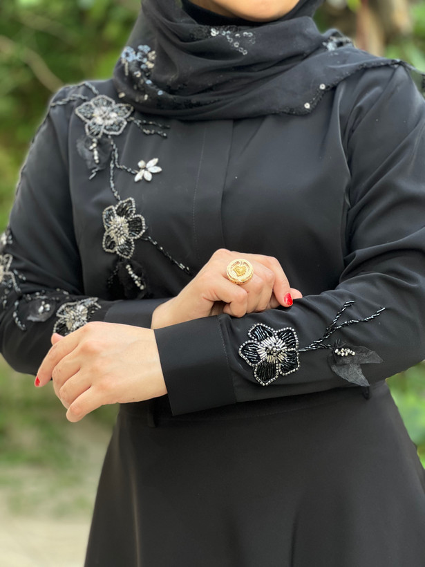 شومیز جواهردوزی زنانه مشکی