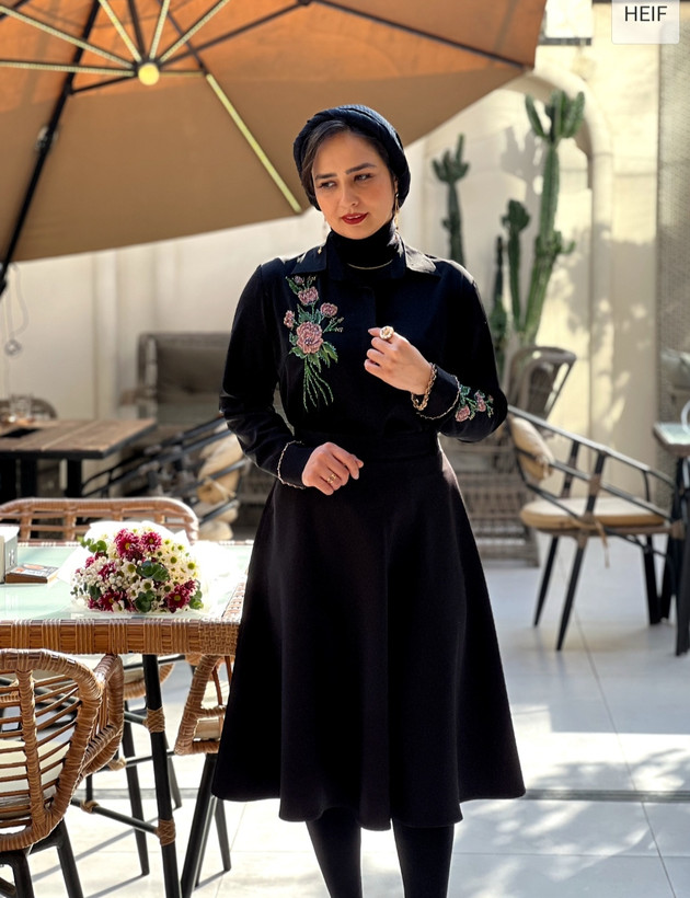 لباس جواهردوزی مشکی