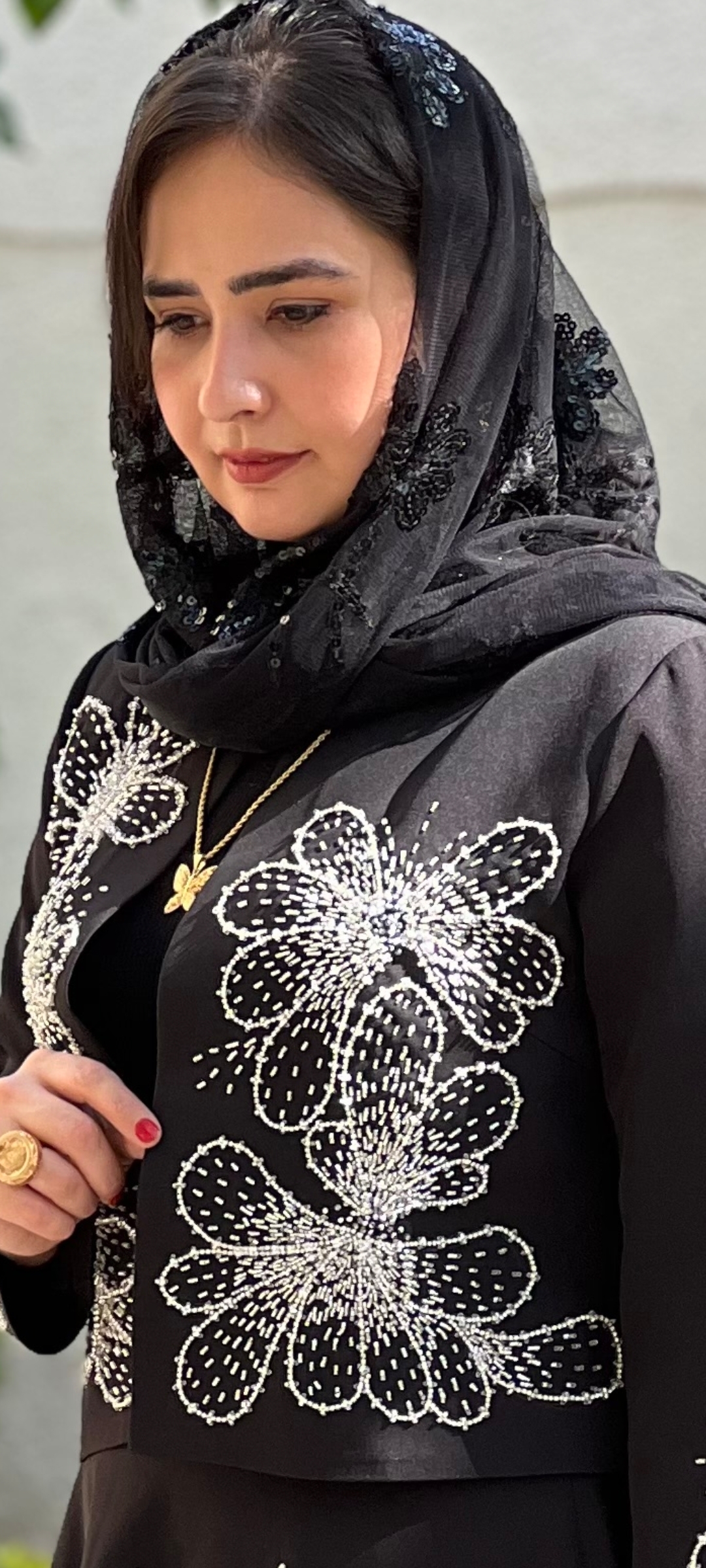 کت و دامن زنانه جواهردوزی شده