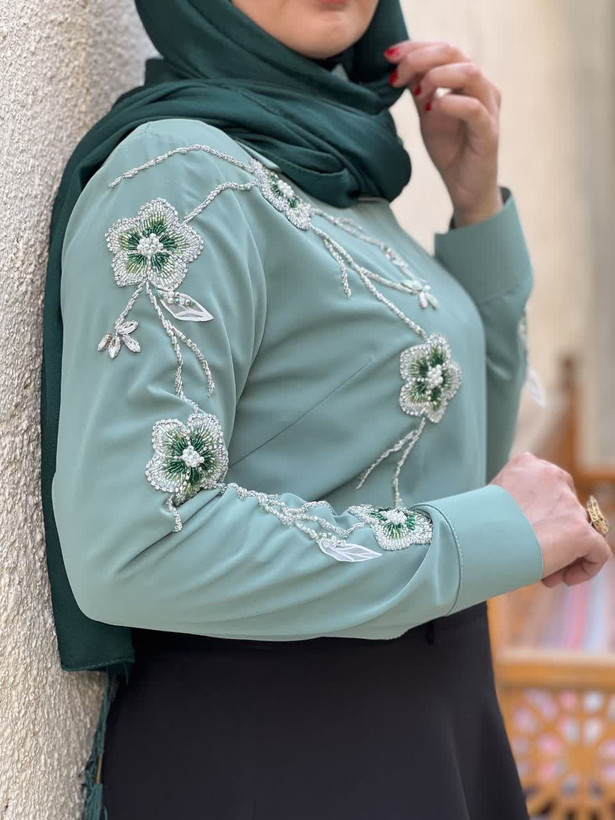شومیز زنانه جواهردوزی مروارید