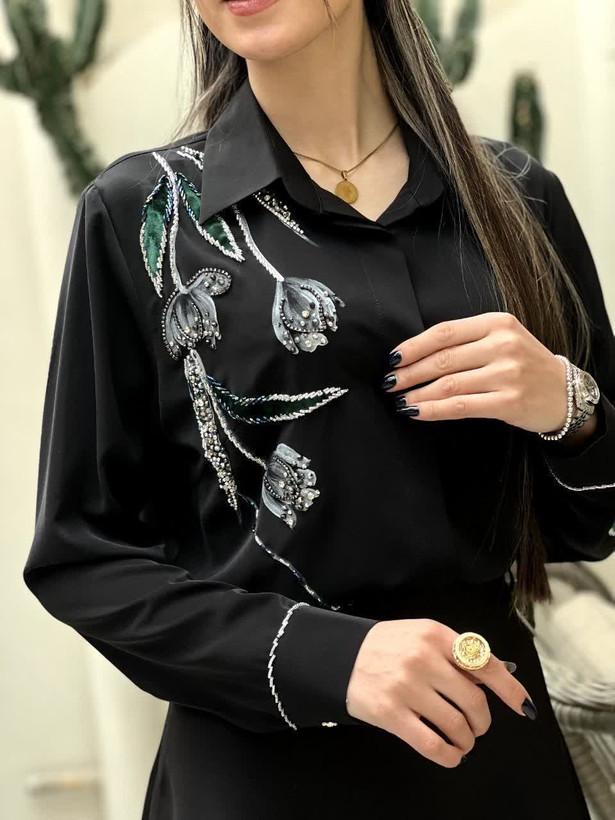 شومیز زنانه جواهردوزی آلاله