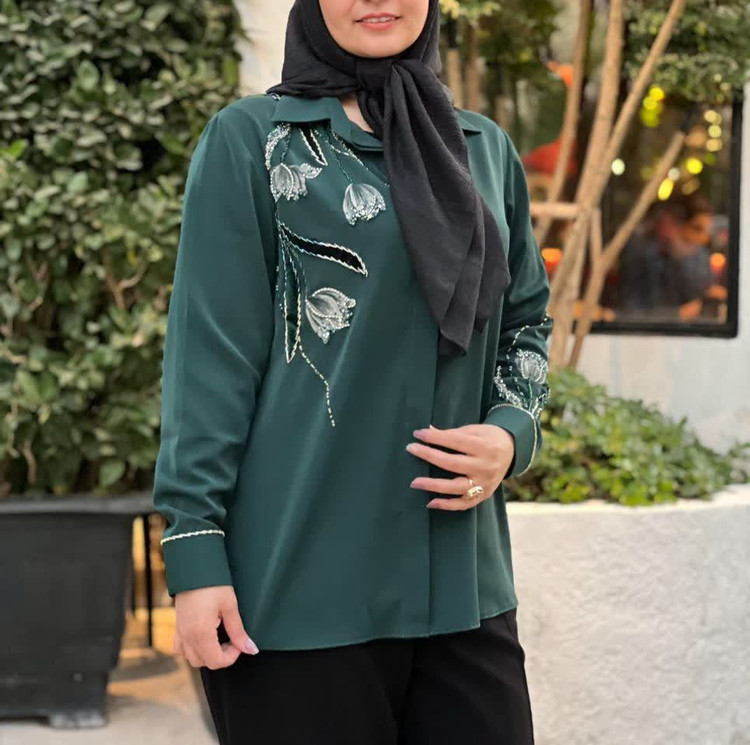 شومیز زنانه جواهردوزی آلاله