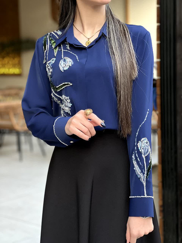 شومیز زنانه جواهردوزی آلاله