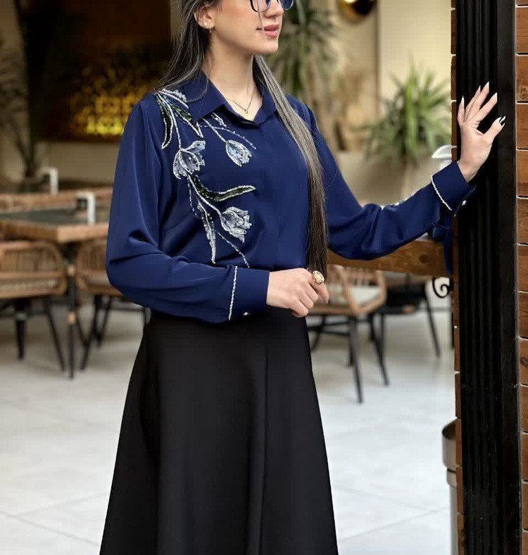 شومیز زنانه جواهردوزی آلاله